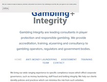 Tablet Screenshot of gamblingintegrity.com